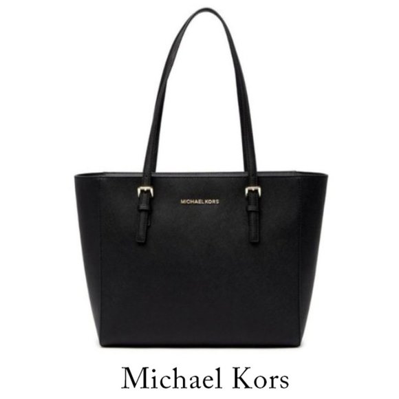 MICHAEL Michael Kors Handbags - Michael Kors Black Leather Tote Bag, Brand NEW. Holiday Gift Idea!
